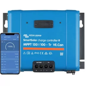 Regulator Victron Energy SmartSolar MPPT 150/70-Tr Can Bluetooth - Akcesoria do kolektorów i fotowoltaiki - miniaturka - grafika 1