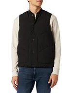 Garnitury - TOM TAILOR Denim Męska kamizelka 1037383, 29999-Black, XXL, 2999 - Black, XXL - miniaturka - grafika 1