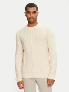 Tom Tailor Sweter 1043343 Beżowy Regular Fit - Swetry męskie - miniaturka - grafika 1