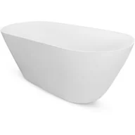 Wanny - Besco Moya wanna wolnostojąca 160x68 cm owalna biały/chrom #WMD-160-MKC - miniaturka - grafika 1