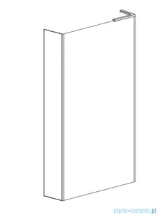 Radaway Modo SL II kabina Walk-in 120x200 prawa szkło przejrzyste 10319124-01-01R - Kabiny prysznicowe Radaway Modo SL II kabina Walk-in 120x200 prawa szkło przejrzyste 10319124-01-01R - Kabiny prysznicowe - miniaturka - grafika 7