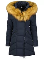 Kurtki damskie - Canadian Peak Parka "Chayeak" w kolorze granatowym - miniaturka - grafika 1