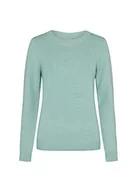 Swetry damskie - Soya Concept Sweter damski, Zielona mgiełka, XS - miniaturka - grafika 1