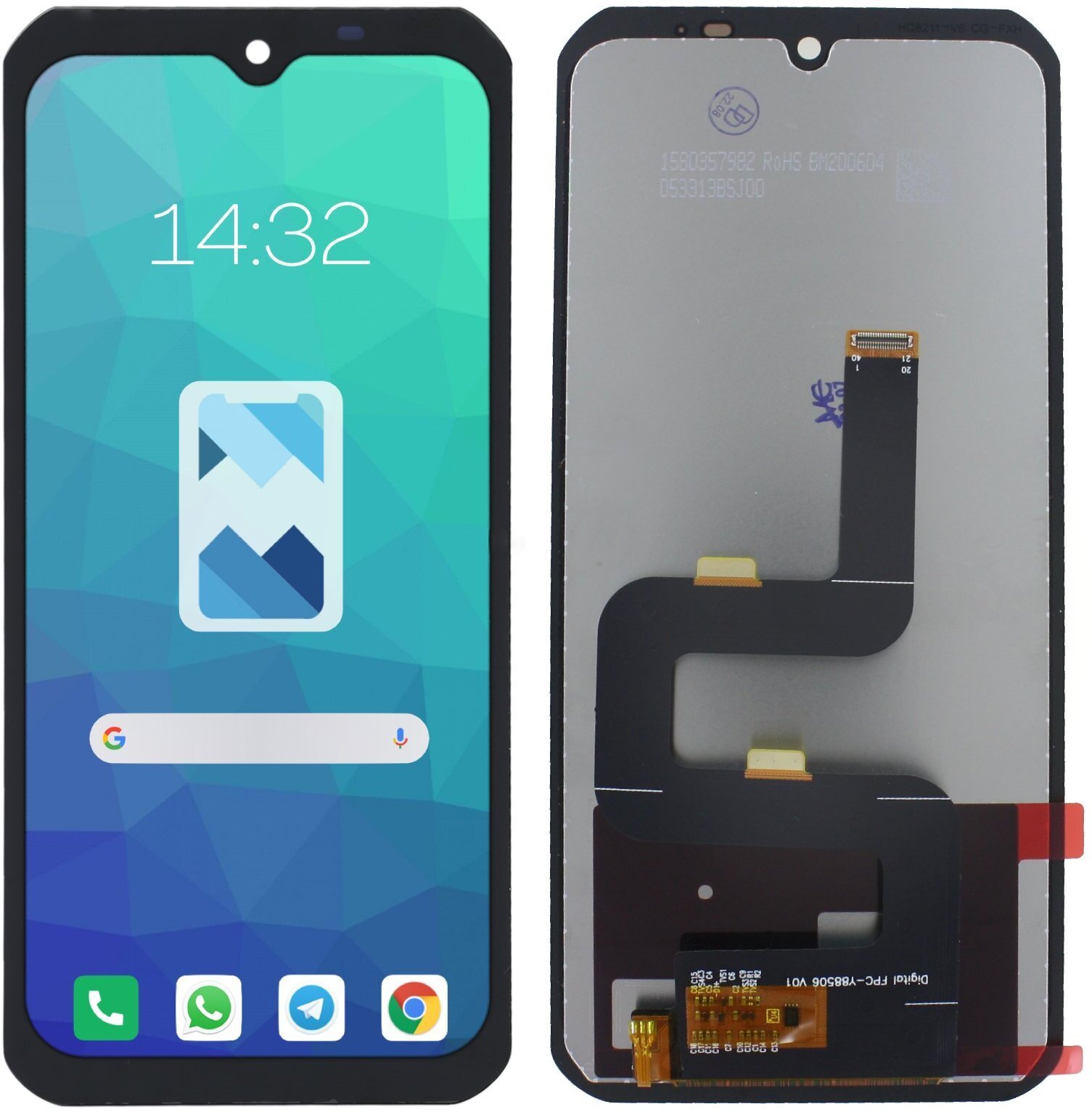 Wyświetlacz LCD Szybka Ekran do DooGee S88 Plus