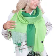 Apaszki i szaliki damskie - Szalik Damski Floral Breeze Zielony - miniaturka - grafika 1