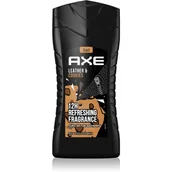 Kosmetyki do kąpieli - Axe AXE żel pod prysznic Collision Leather & Cookies, 250 ML, 6er Pack (6 X 250 ML) 8710447277775 - miniaturka - grafika 1