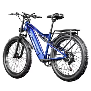 Shengmilo MX03 2023 Electric Bike 26*3.0in Tire 500W Bafang Motor 25km/h Max Speed 48V 15Ah Battery 180kg Load - Rowery elektryczne - miniaturka - grafika 4