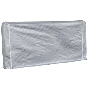vidaXL Stojak na drewno opałowe z drutem stalowym,300x25x150 cm, stal - Wózki magazynowe - miniaturka - grafika 1