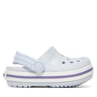 Klapki Crocs Crocband Clog T 207005 Szary - Buty dla dziewczynek - miniaturka - grafika 1