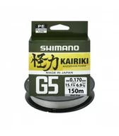 Żyłki wędkarskie - Plecionki Shimano Kairiki G5 Steel Gray 150m 0,15 mm - miniaturka - grafika 1