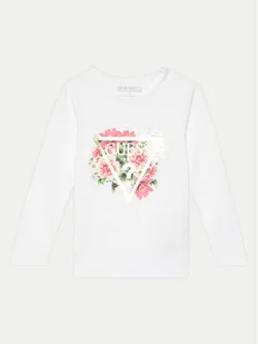 Guess Bluzka K4YI18 K6YW4 Biały Regular Fit - Bluzki damskie - miniaturka - grafika 1
