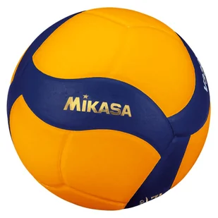 Piłka do siatkówki Mikasa V333W żółto-niebieska rozm. 5 - Piłka nożna - miniaturka - grafika 1