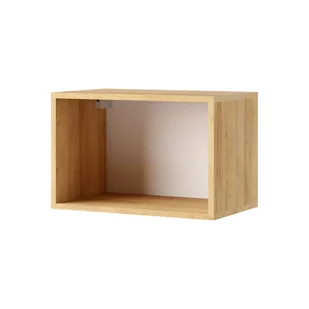 Półka P50 C-08 Calabrini GIB Meble Dąb Złoty / Biały Mat - Półki do salonu - miniaturka - grafika 1