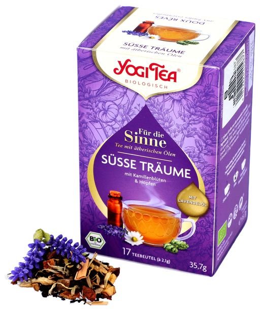 Yogi Tea herbata Susse Traume BIO na Dobranoc Spokojny Sen MIX Ziół Lawenda