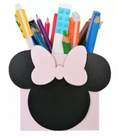 Przyborniki na biurko - Przybornik na biurko MINNIE różowy - miniaturka - grafika 1