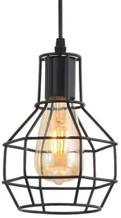 Pendant lamp G.LUX, E27, D15, 60 W, 220V, GT-333-1S, black, 23 x 15 cm - Lampy sufitowe - miniaturka - grafika 1