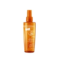 Balsamy i kremy do opalania - Bioderma Photoderm Bronz suchy olejek w sprayu SPF 30 200ml - miniaturka - grafika 1