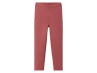 Spodnie i spodenki dla dziewczynek - lupilu® Legginsy dziecięce z dzianiny (98 - 104, Rdzawy) - miniaturka - grafika 1