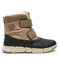 Buty dla dziewczynek - Śniegowce Geox J Flexyper Girl B Ab J46APC 054FU C0533 S Beżowy - miniaturka - grafika 1