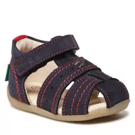 Sandały damskie - Kickers Sandały Bigbazar-2 785422-10-103 M Marine Rouge - miniaturka - grafika 1