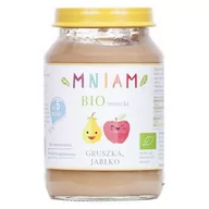 Desery dla dzieci - MNIAM MNIAM Deser BIO gruszka-jabłko - miniaturka - grafika 1