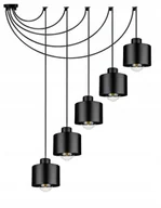 Lampy sufitowe - Żyrandol Lampa Wisząca Sufitowa Plafon Led E27 Loft Pająk Nowoczesny Salon - miniaturka - grafika 1