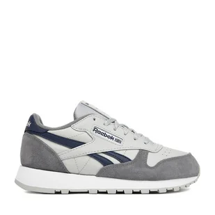 Sneakersy Reebok EO-CLASSIC LEATHER 100224429 Szary - Buty dla chłopców - miniaturka - grafika 1