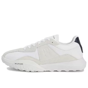 Buty Tommy Hilfiger Retro Modern Runner Mix FM0FM04363-YBR - białe - Buty sportowe męskie - miniaturka - grafika 6