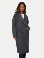 Płaszcze damskie - Vero Moda Płaszcz wełniany Harper 10320446 Szary Regular Fit - miniaturka - grafika 1
