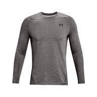 Koszulki męskie - Koszulka męska Under Armour  CG Armour Fitted Crew-GRY S - miniaturka - grafika 1
