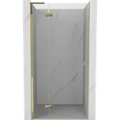 Ścianki i drzwi prysznicowe - Mexen Mist-H L drzwi prysznicowe uchylne lewe 90 cm, transparent, złote - 8A5L-090-000-50-00-L - miniaturka - grafika 1