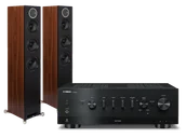 Zestawy stereo - Yamaha R-N800A (czarny) + Debut Reference F5 (czarny) - miniaturka - grafika 1