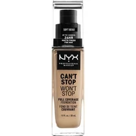 Podkłady do twarzy - NYX Professional Makeup Professional Makeup - CAN'T STOP WON'T STOP - FULL COVERAGE FOUNDATION - Podkład do twarzy - SOFT BEIGE NYXCPTW-DOTW-02 - miniaturka - grafika 1