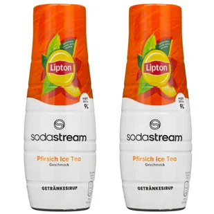 2x SODASTREAM SYROP KONCENTRAT LIPTON ICE TEA BRZOSKWINIA SOK DO WODY - Syropy i koncentraty owocowe - miniaturka - grafika 1