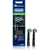 Pasty do zębów - Oral-B Produkty do higieny jamy ustnej CrossAction Black Końcówki wymienne do szczoteczek elektrycznych 2x - miniaturka - grafika 1