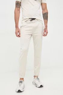 Spodnie męskie - Calvin Klein spodnie dresowe męskie kolor czarny gładkie - grafika 1