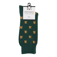 Skarpetki męskie - MARCMARCS Louis cotton 2-pak skarpetek, seaweed, 39-42 - miniaturka - grafika 1