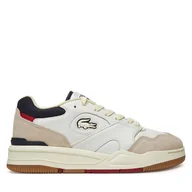 Sneakersy męskie - Sneakersy Lacoste 7-48SMA0102 Biały - miniaturka - grafika 1