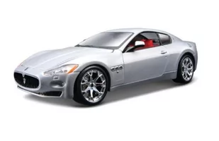 Bburago Maserati Granturismo Silver 1:24 - Samochody i pojazdy dla dzieci - miniaturka - grafika 2