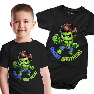 Body dziecięce z Nadrukiem Super bohatera Angry Babyhero Bobas PREZENT - Body dla niemowląt - miniaturka - grafika 1