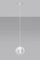 Lampy sufitowe - Sollux Lighting Lampa wisząca TULOS 1 biała - miniaturka - grafika 1
