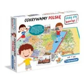 Zabawki interaktywne dla dzieci - Clementoni zabawka edukacyjna Odkrywamy Polskę - miniaturka - grafika 1