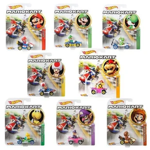 Mattel HW MARIO KART SAMOCHODZIK AST GBG25 WB8 GBG25 - Samochody i pojazdy dla dzieci - miniaturka - grafika 1