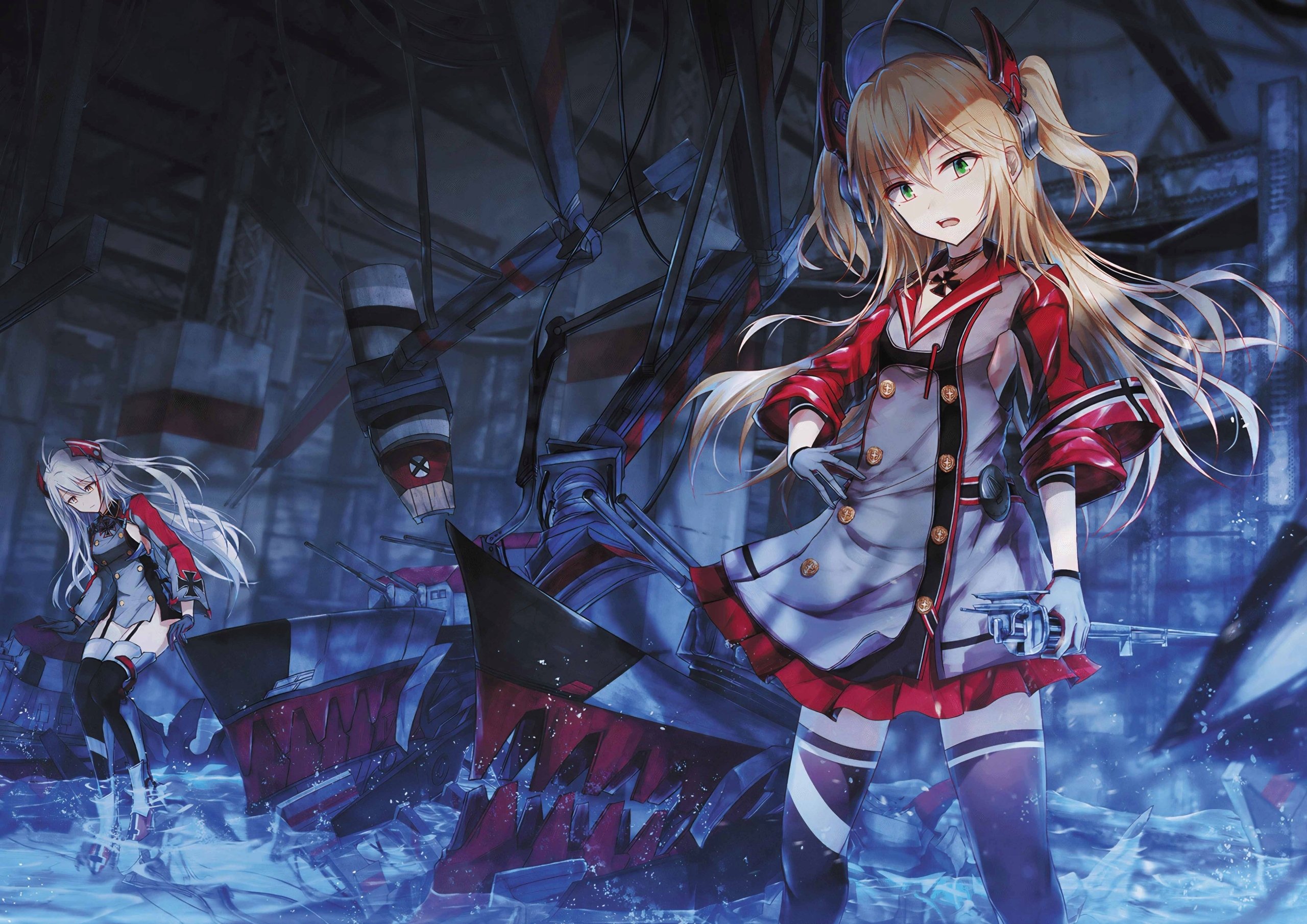 Plakat A2 anime gra Azur Lane