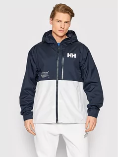 Kurtki męskie - Helly Hansen Kurtka przeciwdeszczowa Active Pace 53085 Granatowy Regular Fit - grafika 1