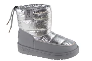 Big Star Kid's Shoes KK374218, dla dziewczynki, śniegowce, Srebrny - Śniegowce damskie - miniaturka - grafika 1