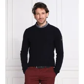 Swetry męskie - Aeronautica Militare Wełniany sweter | Slim Fit - miniaturka - grafika 1