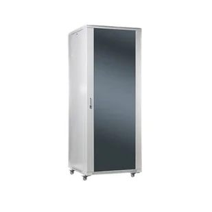 SOMI Networks 42U, 19″ Freestanding Cabinet 42U-60/80NAC Gray Max Load 800kg; Removable and Lockable Side Panels; Glass Doors; Unassembled Depth: 80 cm 42U-60/80NAC - Szafy rack - miniaturka - grafika 1
