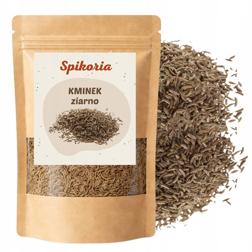 KMINEK Ziarno 400g PRZYPRAWA Kulinarne Keto Wegan Błonnik Niski IG SPIKORIA