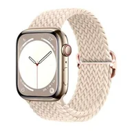 Akcesoria do smartwatchy - opaska pasek bransoleta NYLON LOOP APPLE Watch 1/2/3/4/5/6/7/8/9/10/Ultra 1/2/SE 42/44/45/46/49mm starlight - miniaturka - grafika 1
